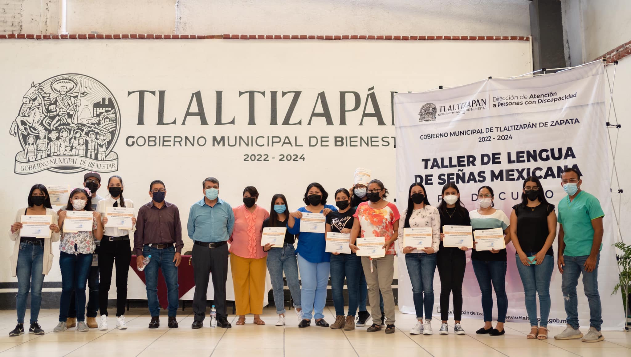 CLAUSURA DEL TALLER DE LENGUA DE SEÑAS MEXICANA